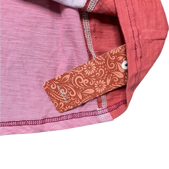 NWT Bohemian Oversized T-Shirt Pink Paisley Size Large - Picture 9 of 10